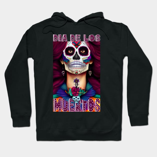 Dia De Los Muertos, day of the dead. Hoodie by AISHOPPE